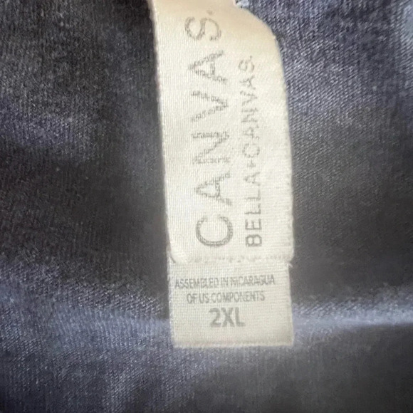 Long sleeve heather blue top - Picture 5 of 5